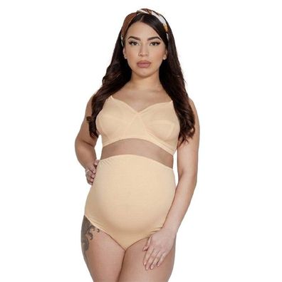 Mitex Mama Belly Schwangerschafts-Slip Baumwolle beige -1 Stück