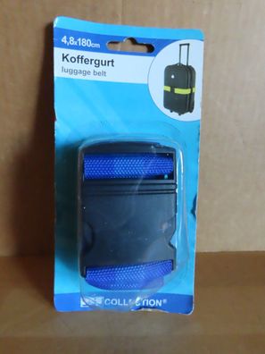 Koffergurt blau ca. 4,8x180 cm Jes Collection(Original Verpackt)