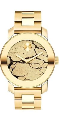 Movado Bold Damenuhr gold Edelstahl elegante Designer Uhr
