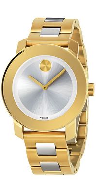 Movado Bold Damenuhr gold Edelstahl elegante Designer Uhr