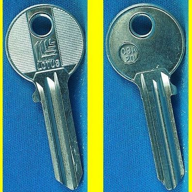 Lotus CSA20 - Schlüsselrohling für verschiedene Cisa Zylinder