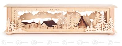 Universalsockel klein Häuschen, elektrisch beleuchtet BxHxT 50 cmx14 cmx10 cm