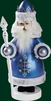 Räucherfigur Väterchen Frost blau groß Höhe= 25cm NEU Räuchermann Rauchmann Räuch