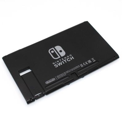 Original Nintendo Switch Cover Gehäuse Housing Rückseite Back Rahmen Schwarz Black