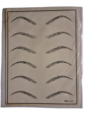 ßbungshaut Augenbrauen oder Lippen Schulungsmaterial