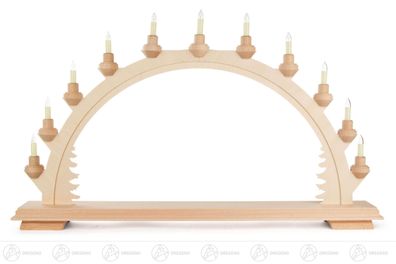 Schwibbogen ohne Bestückung elektrisch beleuchtet BxHxT= 68x0x0cm NEU Erzgebirge