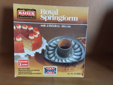 Royal Springform mit 2 Böden 26cm original Kaiser Backform