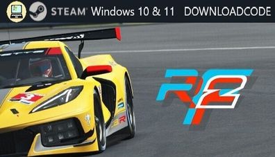 NEU PC Computer Spiel rFactor 2 für Windows 10 11 STEAM Download Code Game Key