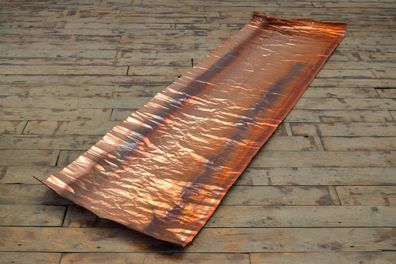 1kg Kupferblech 218 x 60cm 0,5mm Antik Alt Vintage Groß Kupferplatte