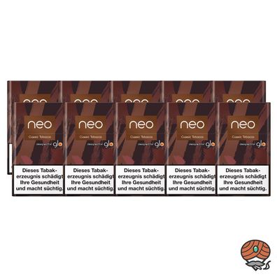 neo Classic Tobacco für GLO Heater - Tabak Sticks 10x20 St. (ehem. Tobacco Dark)