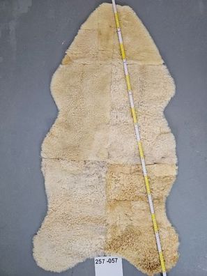 Echtes Öko Schaffell Patchwork Unikat 257-057