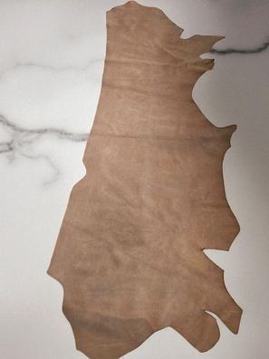 Nubukleder Rind 2,4 mm - Robustes Unikat-Spaltleder für Polster, Taschen & Handwerk