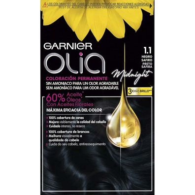 Garnier Olia Permanent Coloring 1.10 Black Sapphire