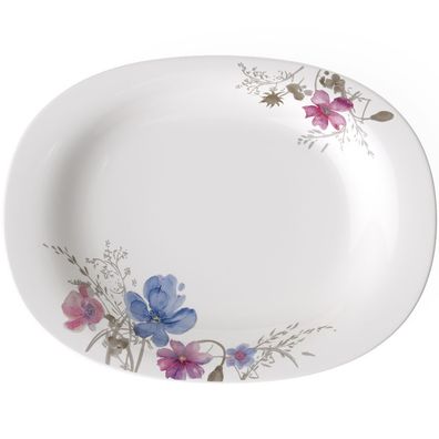 Mariefleur Gris Basic Servierplatte 340 x 260 x 32 mm | Villeroy & Boch | Art.-Nr