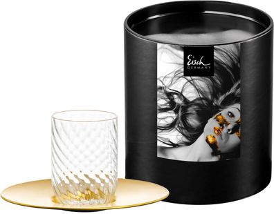 Eisch Espresso 133/1 gold mit Untertasse in GR TWIST 78913301/ 180371