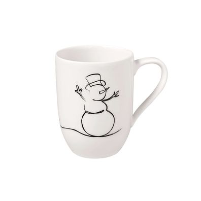 Villeroy & Boch Statem. Lines Becher mit Henkel XMAS Set 6 Stück - Art.-Nr. 10-162