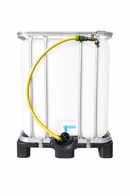 Abfüllschlauch, Befüllschlauch für IBC Container mit 3/4" Kugelauslaufhahn