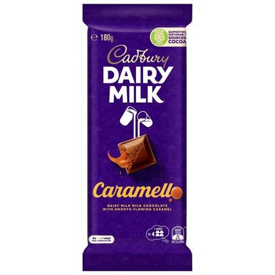 Cadbury Caramello Schokolade - Import 180 g