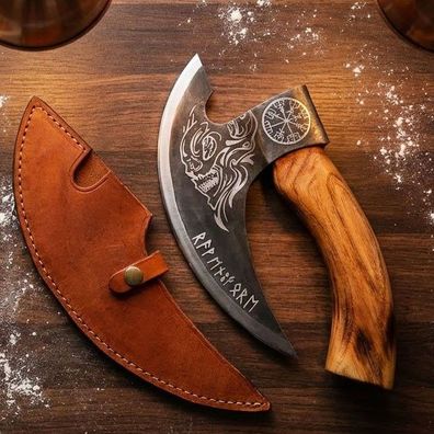 Viking Pizza Axe Cutter | Unique Axe-Style Pizza Slicer Kitchen Gadget