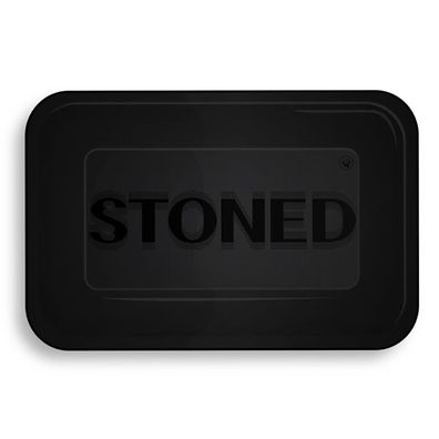 FIRE-FLOW Drehunterlage Small - Stoned Blurry Black - Rolling Tray/Stopfunterlage