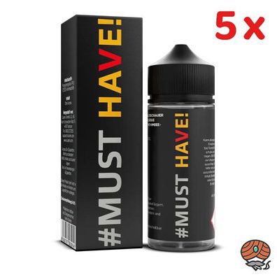 Musthave V (Erdbeere, Himbeere) Longfill E-Liquid / Liquid Aroma 5x 10ml