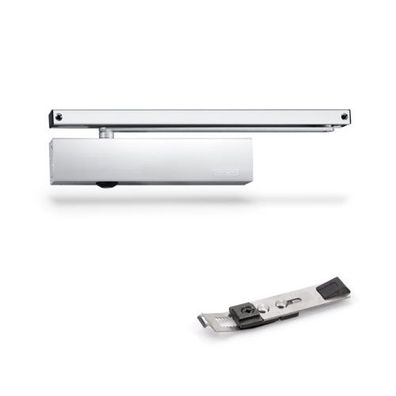 GEZE Obentürschließer TS 5000L BG Körper mit Gleitschiene und Feststelleinheit