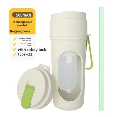 2-in-1 Portable Juicer Cup, Sports High Capacity Fruit/Vegetable Blender