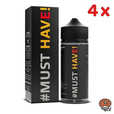 Musthave E (Orange, Pfirsich) Longfill E-Liquid / Liquid Aroma 4x 10ml