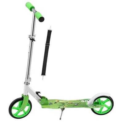 Cityroller Grün Soccer Kinderroller Scooter Roller Tretroller Kickroller B-WARE