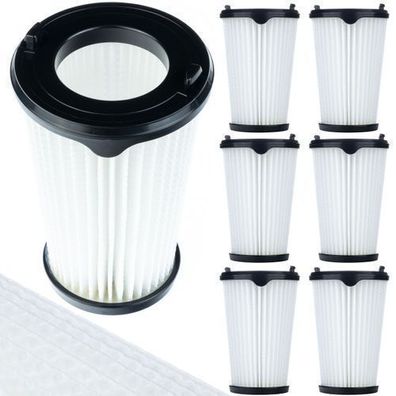 Rosfix Set Staubsaugerfilter EF150 – Ersatz für Electrolux Ergorapido | 6 Stk