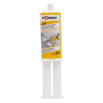 FÖRCH K154 2K-EPOXID Klebstoff 0.025 KG Transparent Flüssigmetall Steinkleber