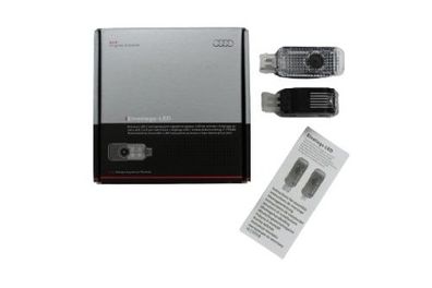 Original Audi Einstiegsleuchte "Audi Ringe" links & rechts 4G0052133G