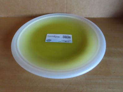 Teller Flach Speiseteller Kunststoff gelb 25 cm Ø Crystal Way