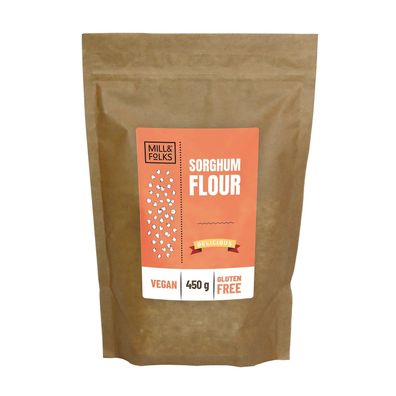 Sorghummehl Vollkorn glutenfrei Sorghum Mehl 450g Mill & Folks