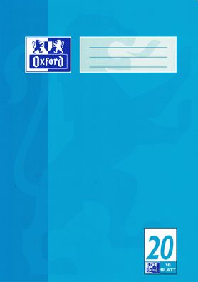 OXFORD Schulheft DIN A4 Blanko 20