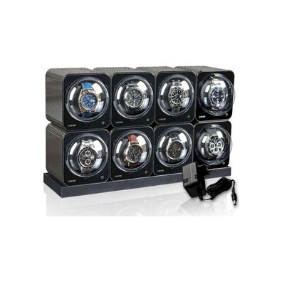 Beco - Uhrenbeweger - Starter Set Boxy Fancy Brick karbon 8 - 70002/124