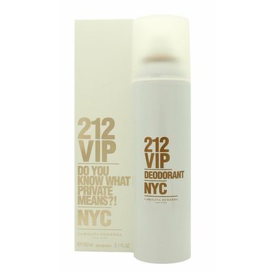 Carolina Herrera 212 VIP Deodorant Spray 150ml
