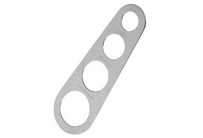 Küchenprofi Spaghetti-Maß für 1-4 Portionen Edelstahl