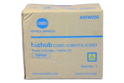 Konica Minolta TNP49Y Toner Yellow A95W250 -B