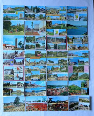 Konvolut 124 AK DDR Lot Ansichtskarten Postkarten