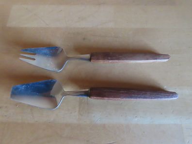 Besteck Vorlegebesteck kleines Silberzwiebelbesteck Salatbesteck 2Tlg