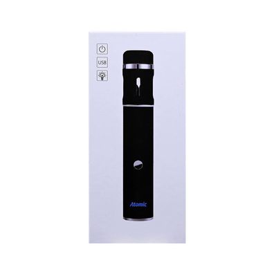 Atomic elektronische Kräutermühle, schwarz, Ø25mm, 3 teilig