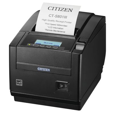 Citizen CT-S801III, 8 Punkte/mm (203dpi), Cutter, USB, schwarz