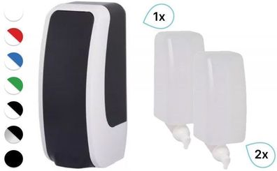 SET: Schaumseifenspender manuell + 2x 1-Liter Schaumseife mild - Produktset