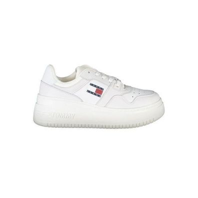 Tommy Hilfiger White Polyester Sneaker