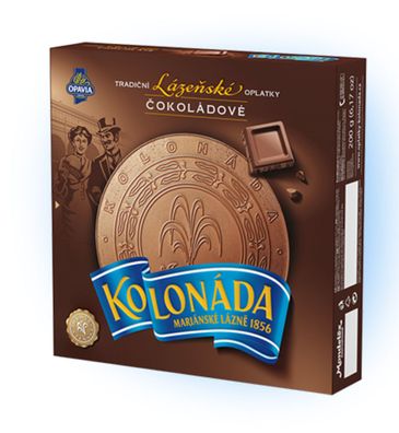 Opavia Kolonada Traditionelle Spa-Wafer Schokolade 200 g