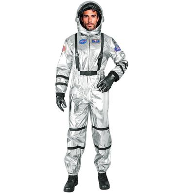 Astronaut silber mit Helm Herren