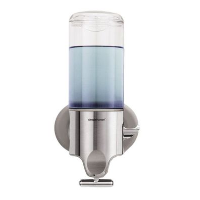 Seifenspender für Wandmontage, 444ml, Edelstahl gebürstet, Einhandbedienung