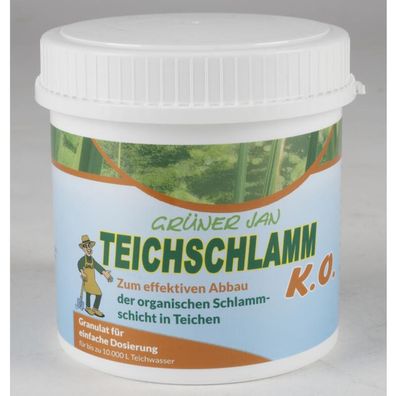 Teichschlamm Entferner Reiniger 500 g Pflege Granulat Garten Algen Pflanzen Laub