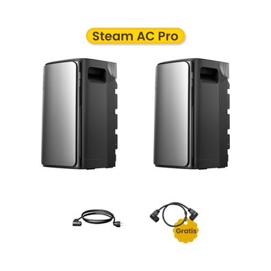 2X EcoFlow STREAM AC Pro 3,84kWh Balkonkraftwerk Solarspeicher 800W Plug&Play